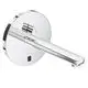 KLUDI-ZENTA-SL-E-UP-Wandarmatur-Rund-mit-Mischhebel-240mm-Ausl-1-9L-chrom-3840105WR gallery number 1